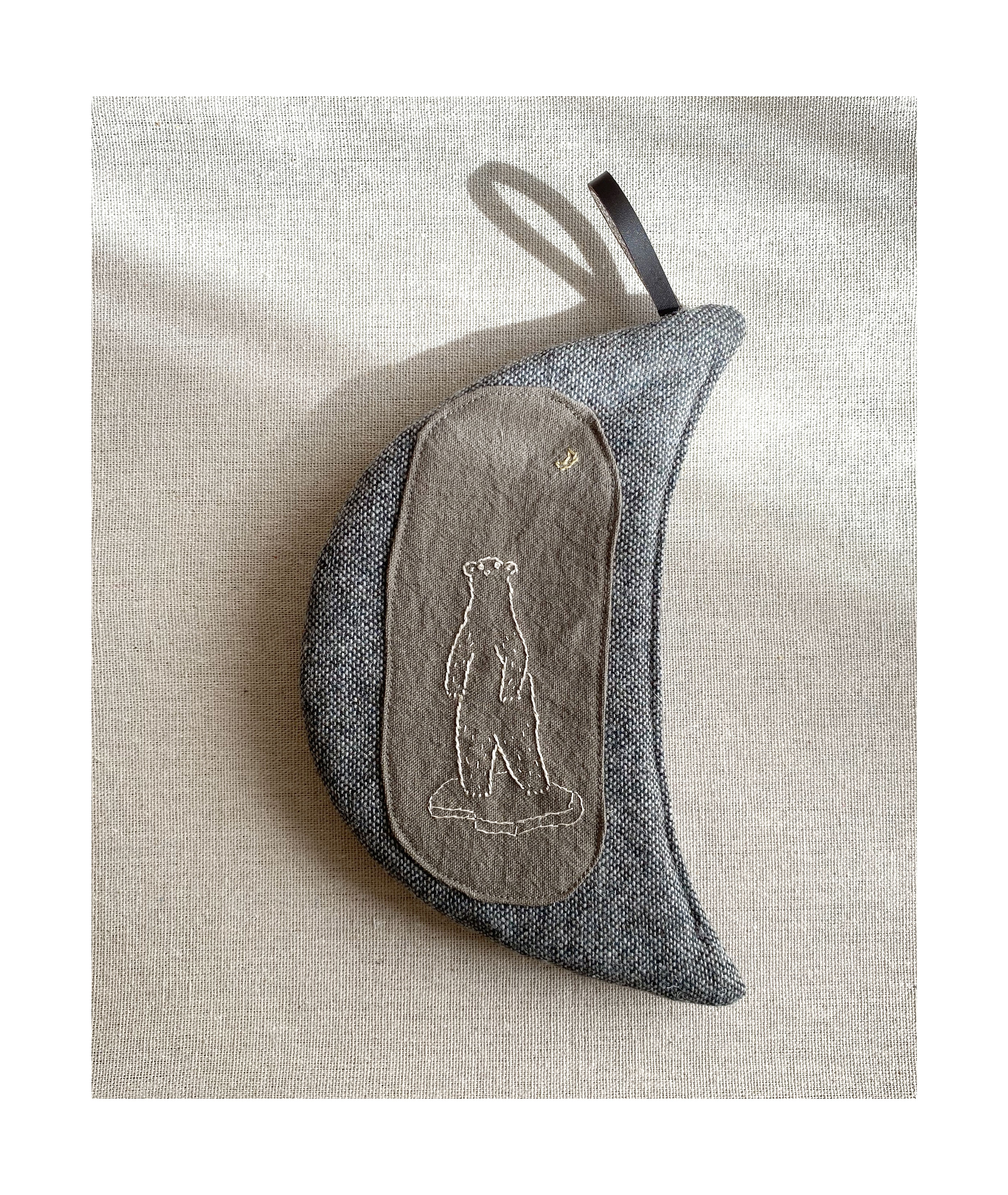 手編みガラ紡たわし ~ 花 ハナヨウヒン