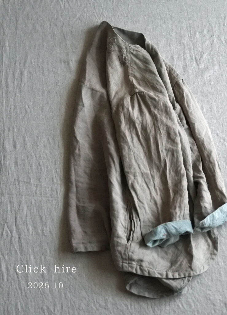 リネンのジャケット クボメグミ